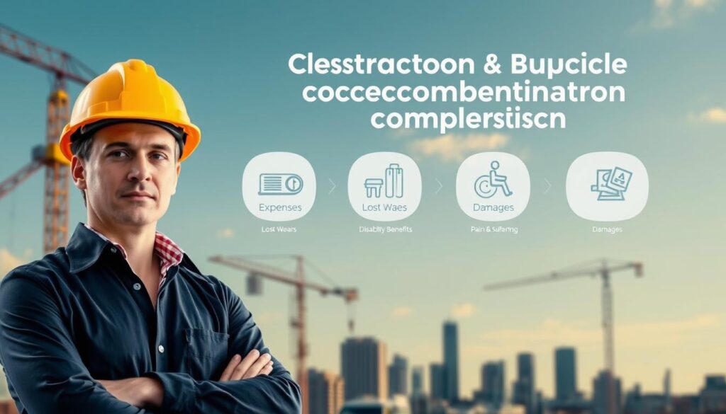 construction injury lawsuit compensation types